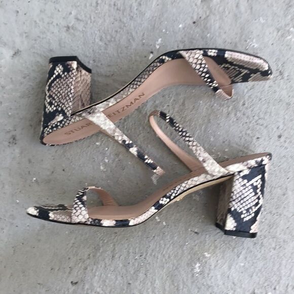 Stuart Weitzman Aleena block sandals - Picture 3 of 7